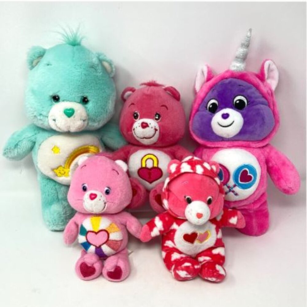 Care Bears Valentine Plush Bundle 💖🧸
